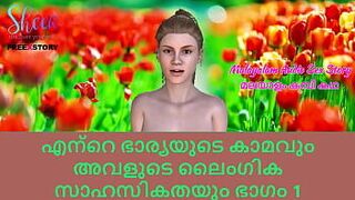 Malayalam Sex Story - Lust of My wife and her Sex Adventures Part 1 porn video